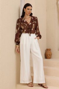 Iris Maxi Genevieve Ruffle Blouse