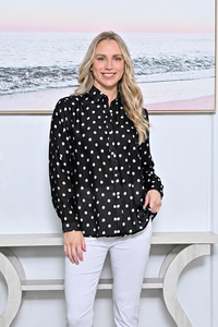 La Mode Polka Dot Shirt