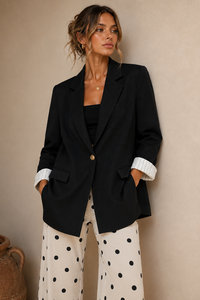 Smaibulun Pinstripe Lining Blazer
