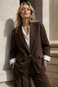 Smaibulun Pinstripe Lining Blazer