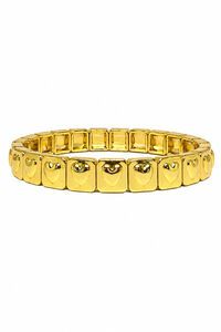Tiger Tree Gold Heart Tile Bracelet