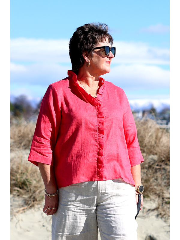Foil Total Frill Shirt