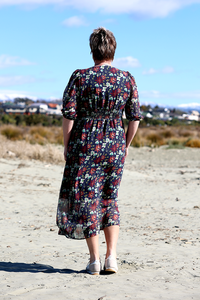 Memo V Neck Feature Dress