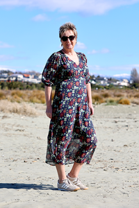 Memo V Neck Feature Dress