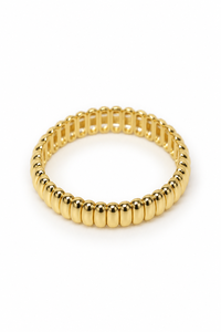Tiger Tree Gold Curve Bracelet