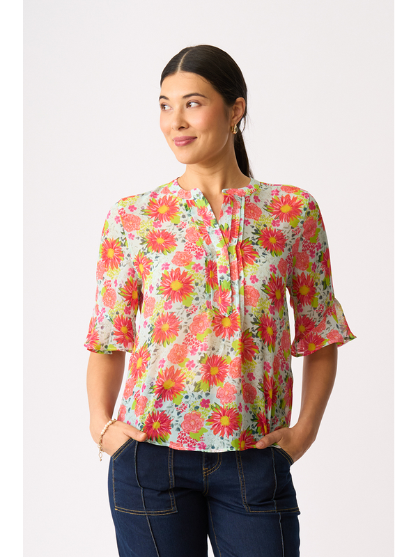Memo Romantic Sleeve Blouse