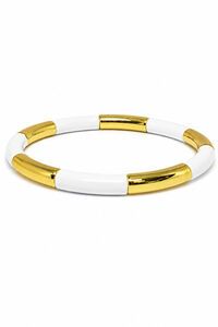 Tiger Tree Gold Curved Bar Bracelet