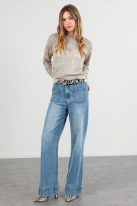 Storm Lurex Cable Sweater