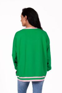 Jellicoe Sweatshirt Green Bunch