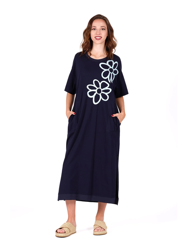 Jellicoe Evie Dress Navy Flower