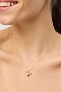 Tiger Tree Gold Chick Necklace