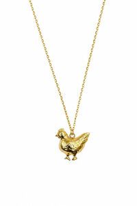 Tiger Tree Gold Chick Necklace