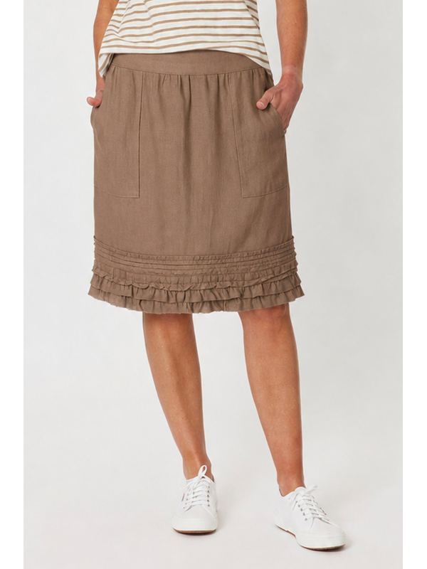 Gordon Smith Mimi Ruffle Hem Skirt