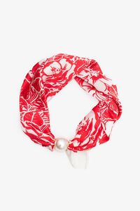 Antler Pearl Fasten Neck Tie Rouge 