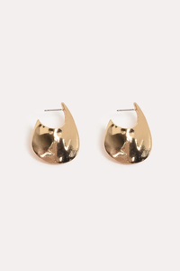 Adorne Curved Front Hoop Style Earrings
