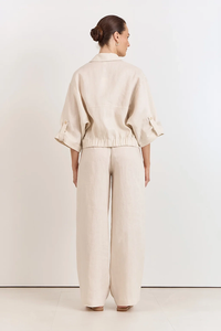 Adorne Arlie Front Pocket Linen Top