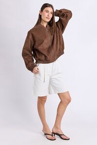 Foxwood Evie Suede Bomber 