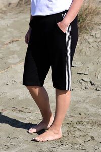 White On Black Summer Short