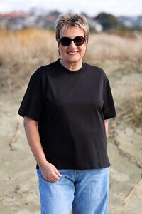 White On Black Box Tee
