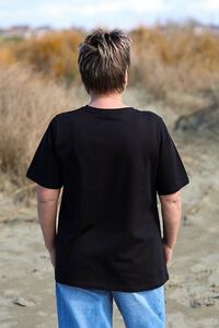White On Black Rouche Bottom Top
