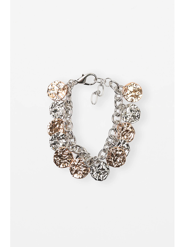Stella + Gemma Beaten Medallions Bracelet