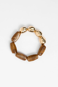 Stella + Gemma Tigers Eye Beads Bracelet