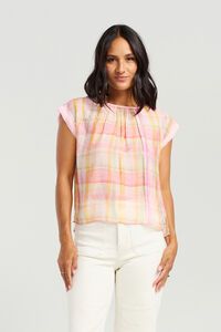 Nmbr Rose Sunset Blush Sallie Top