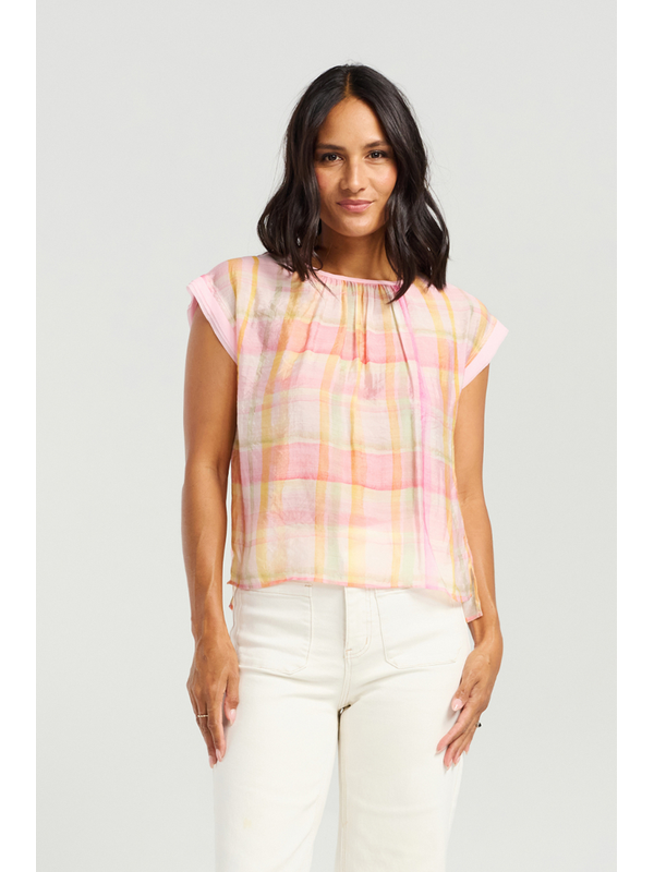 Nmbr Rose Sunset Blush Sallie Top