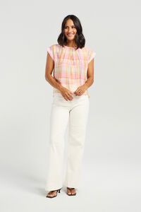 Nmbr Rose Sunset Blush Sallie Top