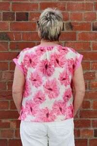 Nmbr Rose Pink Bloom Sallie Top