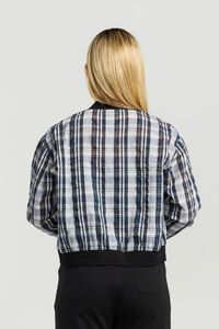 Et Alia Ink Plaid Benny Bomber 