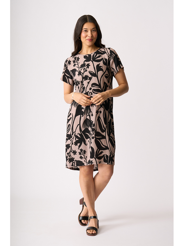 Foil Swing Back Dress