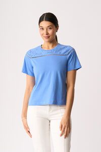 Memo Broderie Detail Tshirt