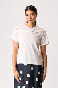 Memo Broderie Detail Tshirt