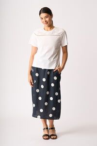 Memo Broderie Detail Tshirt