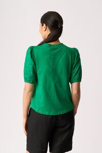 Memo Broderie Sleeve Top