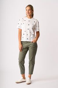Memo Embroidered Fun Tshirt