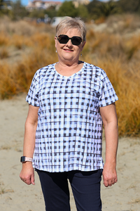 Preen Round Neck AOP Tee