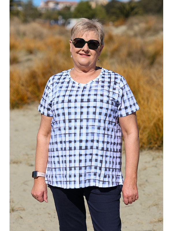Preen Round Neck AOP Tee