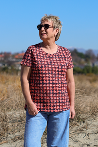 Preen Round Neck AOP Tee
