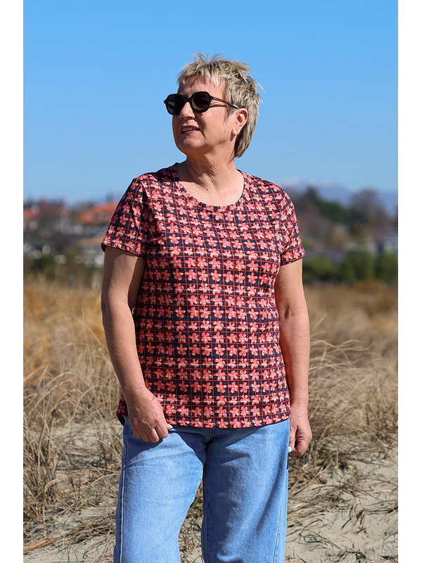 Preen Round Neck AOP Tee