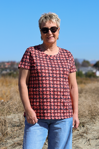 Preen Round Neck AOP Tee