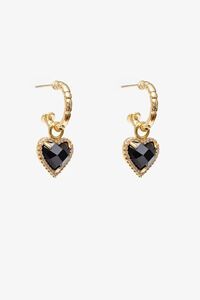 Antler Twilight Heart Earrings