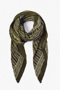 Antler Large Pleated Scarf - Nomad