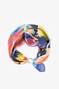 Antler Pearl Fasten Neck Tie - Garden Party