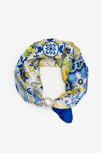 Antler Pearl Fasten Neck Tie - Limoncello