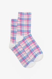 Antler Bubblegum Check Sock