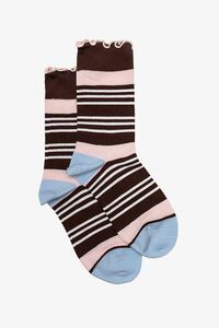 Antler Cocoa Candy Sock