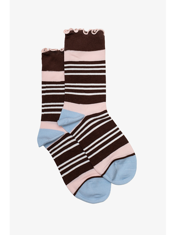 Antler Cocoa Candy Sock