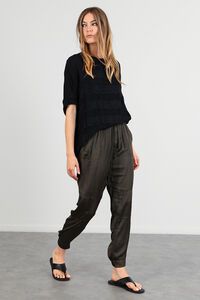 Storm Lace Stripe Oversized Tee
